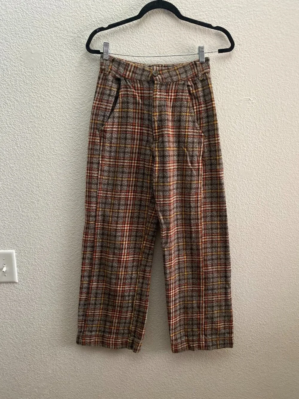 Free People Shape Up Trouser Pant Original Combo High Rise Wide Leg Size 2